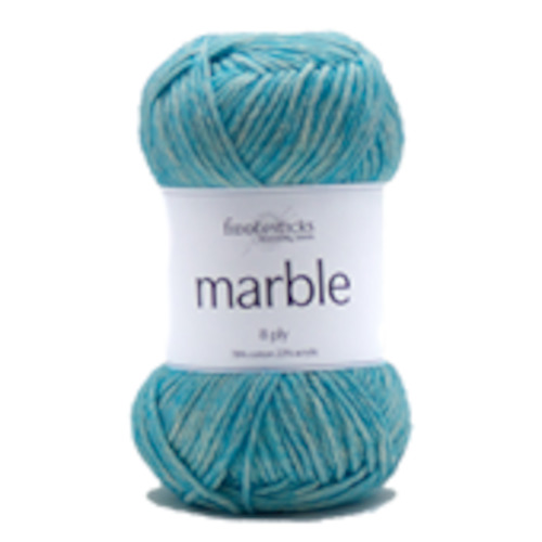 Cotton and Acrylic: ~Fiddlesticks Marble 8 Ply Cotton and Acrylic