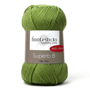 8 Ply: ~Fiddlesticks Superb 8 100% Acrylic