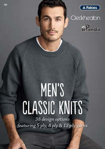 Patons Book 354 Men's Classic Knits.