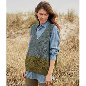 5 Ply: Lana Grossa Pattern Cool Wool - Womens Slipover LBYK.0009