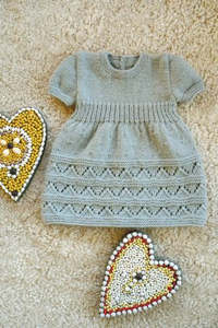 Baby And Child Patterns By Nz Designer Lisa F: Baby Cakes Bc121 Talulla Dress (8ply Baby)