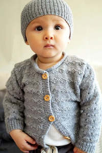 Baby Cakes Bc82 Clementina Cardi and Hat (4ply Baby)