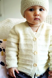 Baby And Child Patterns By Nz Designer Lisa F: Baby Cakes Bc81 Augusta Cardi and Hat (4ply Baby)
