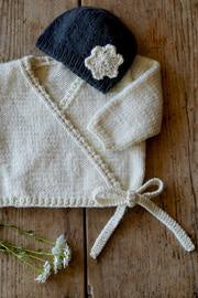Baby And Child Patterns By Nz Designer Lisa F: Baby Cakes Bc73 Sophia Cardi and Hat (8ply Baby)