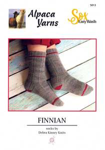 Finnian Sock Kit - (4ply Adult socks - with Alpaca yarns)