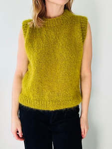 Mohair: The Dolly Vest Kit with Touch Mohair Yarn