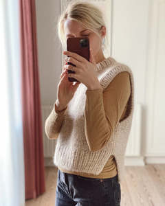 Mohair: Holiday Slipover - Women's Vest Petite Knit