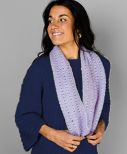 Alpaca Yarns 1415 Whisper Eyelet Cowl