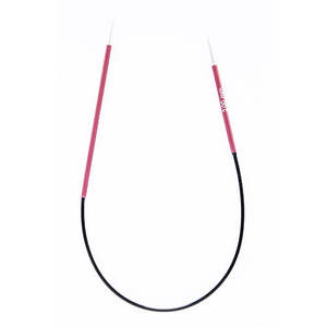 KnitPro Zing 25cm Asymmetrical Fixed Circular Knitting Needles