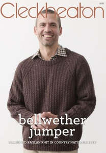 Cleckheaton: Cleckheaton Pattern 1025 Bellwether Jumper - 8ply Adult