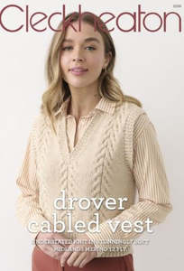 Cleckheaton Pattern 1026 Drover Cabled Vest - 12ply Adult