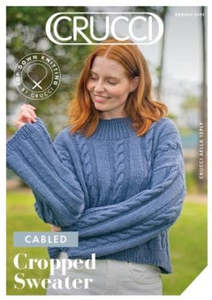 12 Ply: Crucci Pattern 2501 Cable Sweater 12ply