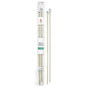 Pony 30cm Annodised Straight Needles
