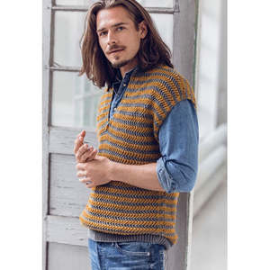 All Patterns: Lana Grossa Pattern - Mens Slipover LYBK.0158