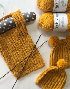 Baby Vest and Hat in Touch Yarns 4 ply