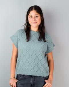 3307 Halo Diamond Lace Sweater/Vest