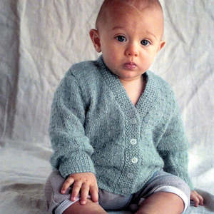 Baby Childrens Patterns: Alpaca Yarns Baby Cardigan in baby Alpaca 4 ply