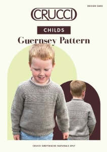 Baby Childrens Patterns: Crucci Pattern 2605 Childs Guernsey Pattern