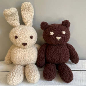 Rabbit or Bear Toy (12-14 ply merino) 2507 Pattern