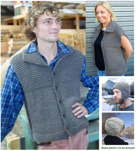 Countrywide: Countrywide Men's Vest in Naturally 14ply Kit