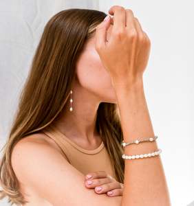 Willow Luxe: Esmé Pearl Beaded Bracelet