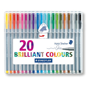Fineliner - Staedtler 20 Pack Willow Cottage NZ
