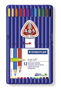 Staedtler ErgoSoft Coloured Pencils - 12 Willow Cottage NZ