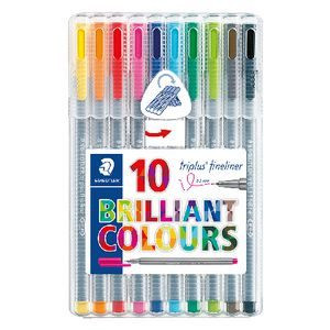Fineliner - Staedtler 10 Pack Willow Cottage NZ