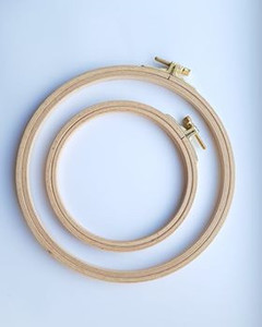 Nurge Wooden Embroidery Hoops - two sizes Willow Cottage NZ
