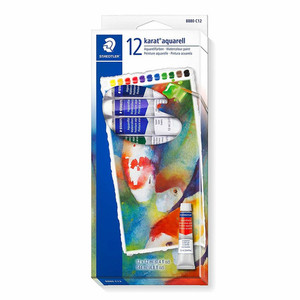 Staedtler Design Journey Watercolour Paints - 12 Tubes Willow Cottage NZ