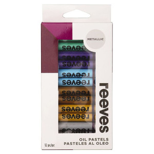 Reeves Oil Pastels - Metallic - 12 pc Willow Cottage NZ