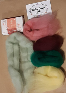 Soap Felting Kits - each is unique Willow Cottage NZ