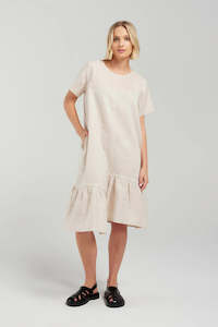 Nyne: Rosa Dress. Stone.