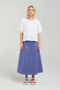 Nyne: Thea Top. White.