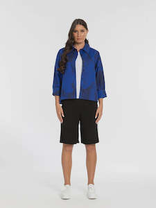 Tops: Style X.Lab : Expectations Shirt. Cobalt.