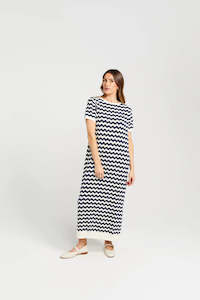Thing Thing: Squiggle Dress. Navy