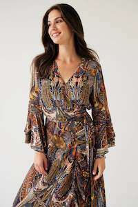 Dresses: Tuesday: Alice Dress. Dark Paisley.