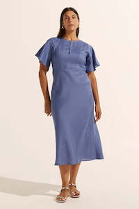 Dresses: Zoe Kratzmann: Pavillion Dress. Steel.