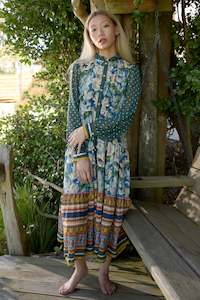 Curate: Soft Embrace Dress. Green Spot.