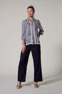 Loobies Story: Loobies Story: Athena Shirt . Indigo Multi.