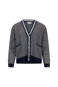 Madly Sweetly: Compass Cardi: Denim.