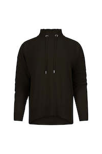 Madly Sweetly: Everywear Drawstring Sweater.Khaki.