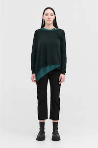 Taylor: Taylor: Textured Culminate Sweater - Mineral
