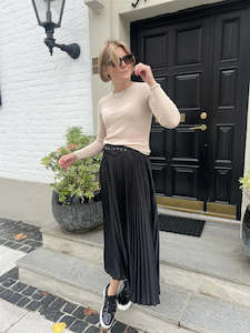 Mosh Mosh: Mos Mosh: Bouch O-Neck Knit. Cement