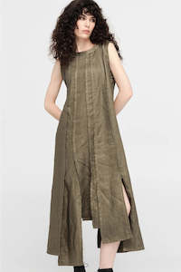 Taylor: Prolong Dress - Antique Green
