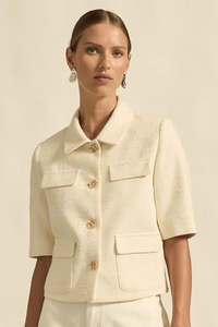 Zoe Kratzmann: juncture jacket alabaster