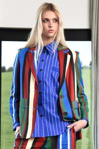 Cooper: COOPER: Stripe The Lines Blazer.