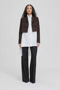 Taylor: Calculation Jacket - Chocolate