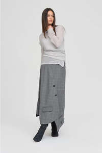 Taylor: TAYLOR: Revolve Tunic. Vapour Sheer
