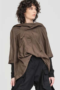 Taylor: Squared Assembly Top. Coffee Bean